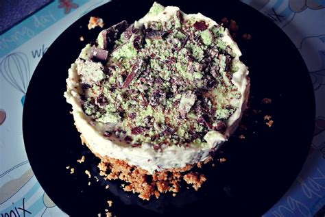 Mint aero cheesecake recipe