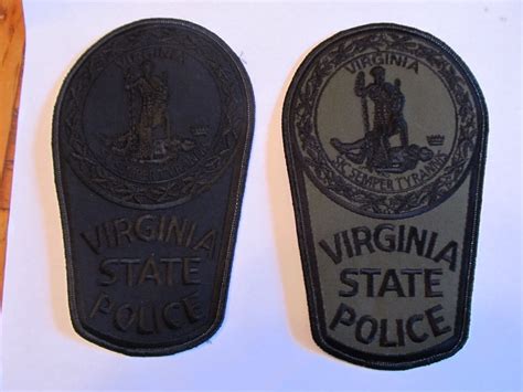 Virginia State Police Patch Set Subdued -- Antique Price Guide Details Page