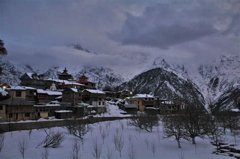 Kalpa in winters –Experience snowfall amidst the Kinnaur Kailash mountain