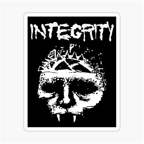 "Integrity Skull Logo" Sticker for Sale by wilmagonz | Redbubble