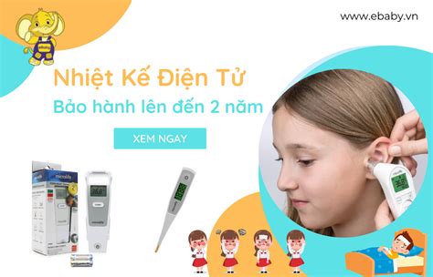 Nhiệt kế điện tử Hà Nội ️️ Bảo hành lên đến 2 năm tại eBaby