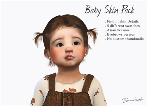 Baby Skin Pack at Blue Ancolia » Sims 4 Updates