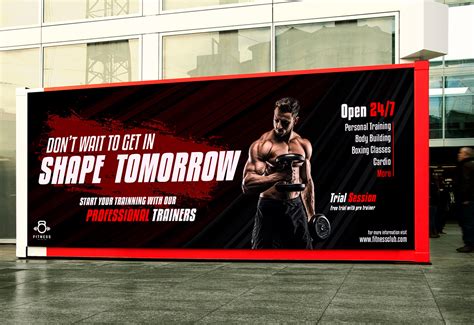 PVC Banner Design for GYM :: Behance