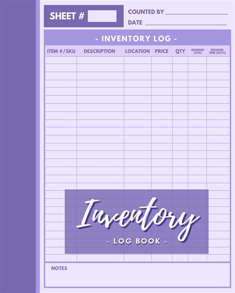 Inventory Log Book: Inventory Log For Small Business | Includes Inventory Calendar, Inventory ...