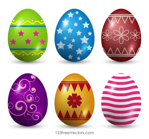 Decorated Easter Eggs Vector Art by 123freevectors on DeviantArt