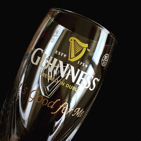 Guinness Glass Engraving Engraved Guinness Glass Beer glass | Etsy