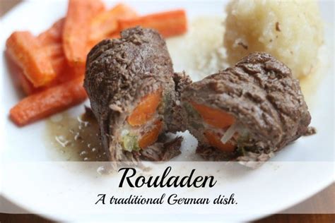 Rouladen - a special, traditional, German dish - Momcrieff