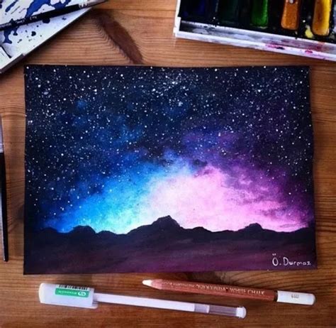 . galaxy . drawing … | Dibujos, Pinturas, Dibujos con acuarelas