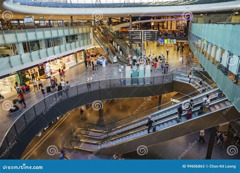 The Mall Inside of the Zurch Train Station Editorial Stock Photo - Image of western, destination ...