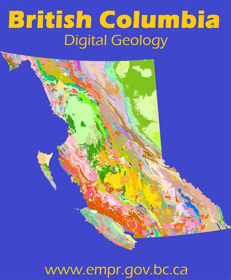 British Columbia - Digital Geology #map #geology #bc #britishcolumbia #canada | Geology, Map ...