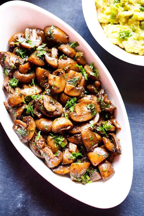 Sautéed Mushrooms Recipe » Dassana's Veg Recipes