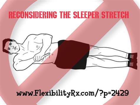 Reconsidering the Sleeper Stretch | FlexibilityRx™ - Performance Based Flexibility Training