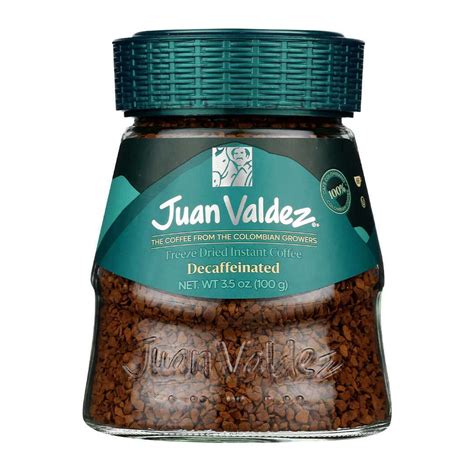 Juan Valdez Café Descafeinado Instantáneo - Decaffeinated Instant Free – Unimarket