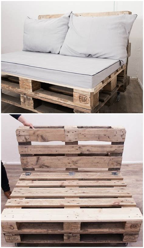 27 DIY Pallet Sofa Plans Step by Step Instructions • DIY & Crafts