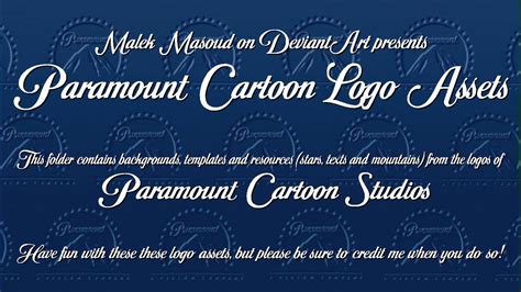 Paramount Cartoon Logo Assets (1933-1967) by MalekMasoud on DeviantArt