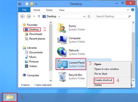 How to Add Control Panel to Desktop in Windows 8 Computer