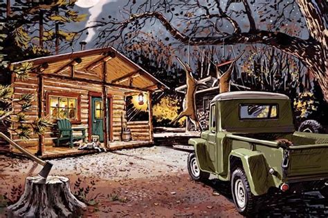 Welcome to Deer Camp | Deer camp, Hunting shack, Hunting art