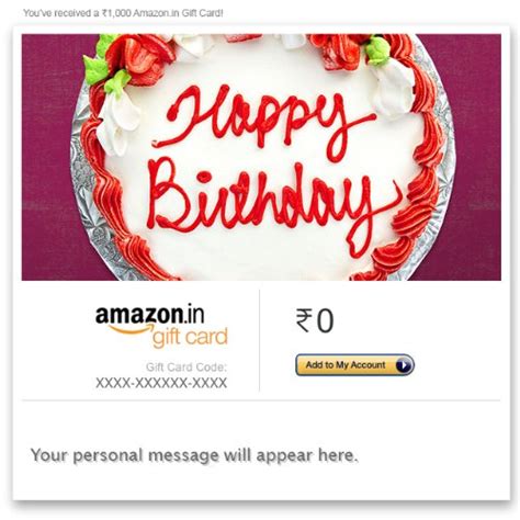 Amazon Birthday Gift Card