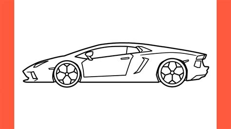 How to draw a LAMBORGHINI AVENTADOR easy / drawing lambo lp 700-4 2011 ...