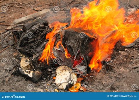 Burning Trash Stock Photography - Image: 2016482