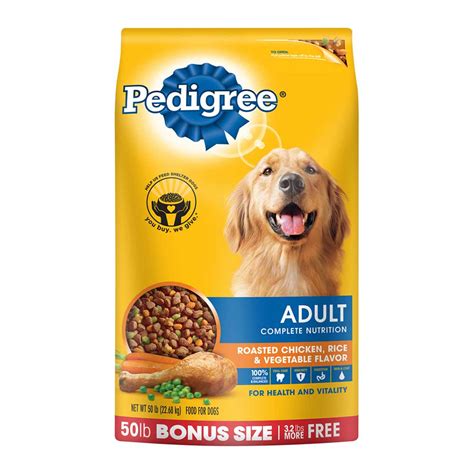 PEDIGREE Adult Chicken Flavor Dry Dog Food 50 Pounds | eBay