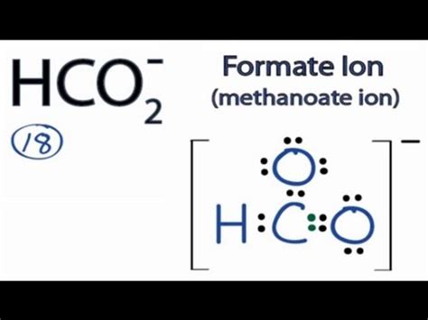 HCO2- Lewis Structure: How to Draw the Lewis Structure for HCO2- - YouTube