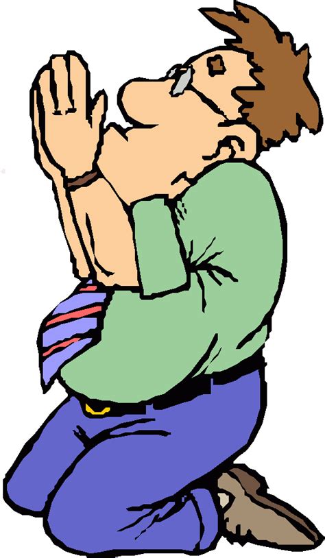 Download Cartoon Man Praying Clipart Praying Hands Prayer Clip - Person Praying Cartoon ...