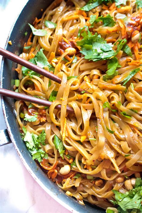 20 Minute Sweet and Spicy Noodles - Served From Scratch