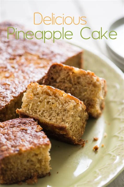 Easy Moist Pineapple Cake Recipe