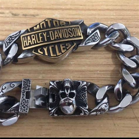 Harley Davidson, Men's Chain Bracelet, BFF, Highway Wear, HD Jewelry ...