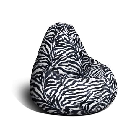 AFA, INC Adult Bean Bag Print Zebra - Multi - Walmart.com - Walmart.com