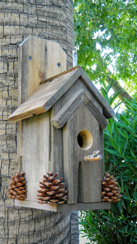 Rustic Outdoor Bird House 370