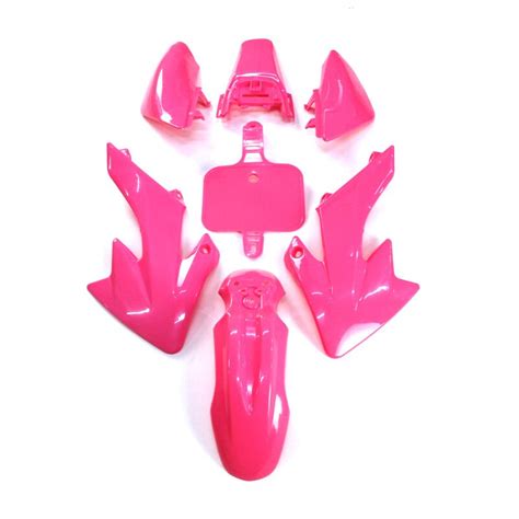 Pink fairing plast fender body kits til crf 50 xr50 thumpstar ssr pit ...