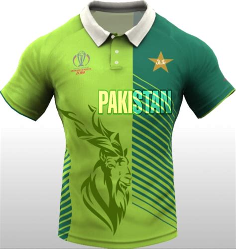 Pakistan World Cup 2019 jersey with their national animal Markhor. : r ...