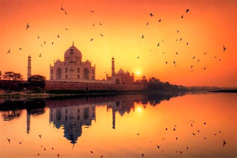 Taj Mahal, Sunset | Taj Mahal, Sunset, agra, india, icon, mo… | Flickr