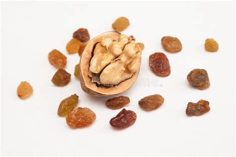 Nuts and raisins stock image. Image of food, fruits, gastronomy - 81055741