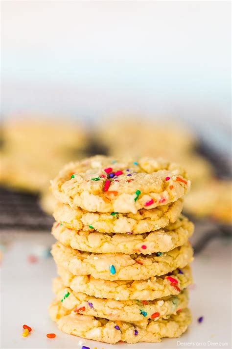 Yellow Cake Mix Cookies (& VIDEO!) - 4 ingredients for amazing cookies!