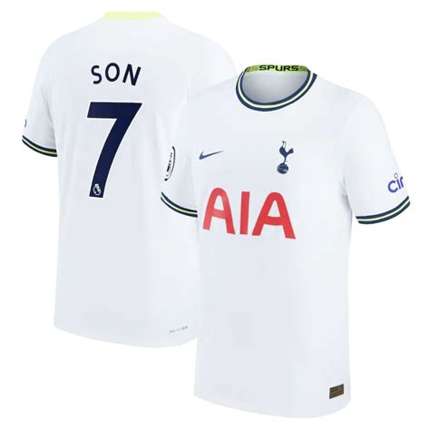 Tottenham Hotspur Home Shirt 2022-23 with Son Heung-min 7 printing ...