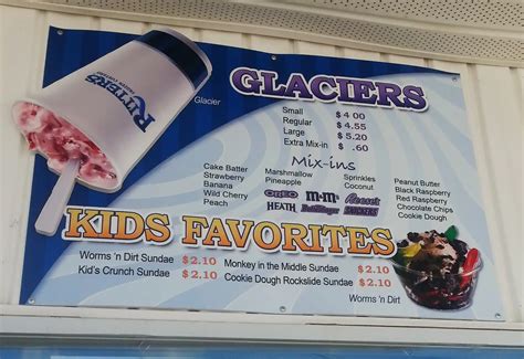 Ritter's Frozen Custard Menu - Urbanspoon/Zomato