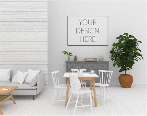 Blank wall mockup - interior mock up | Home decor, Interior, Affordable wall art