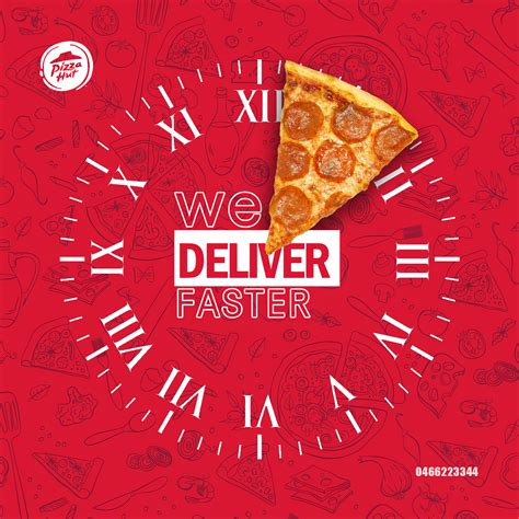 Pizza hut unofficial social media ads on Behance