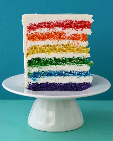 Rainbow Cake Recipe | Martha Stewart