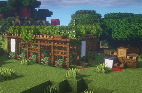 sweet berry farm! perfect for survival : Minecraftbuilds