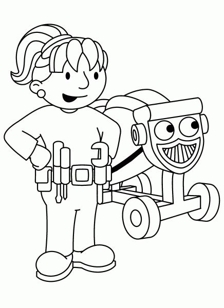 Bob The Builder Wendy and Dizzy - World of Coloring Pages