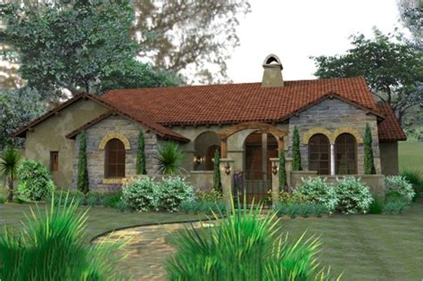 3 Bedrm, 1780 Sq Ft Tuscan House Plan #117-1055