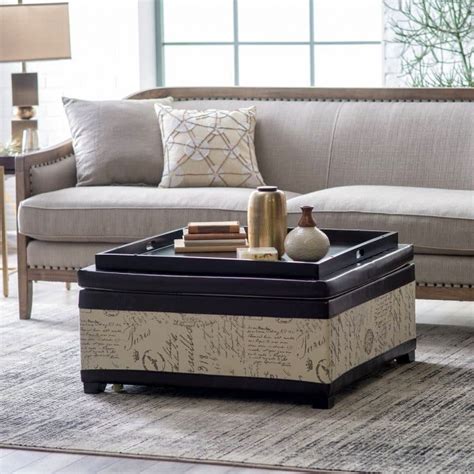 15 Best Ottoman Coffee Tables with Trays | Décor Outline
