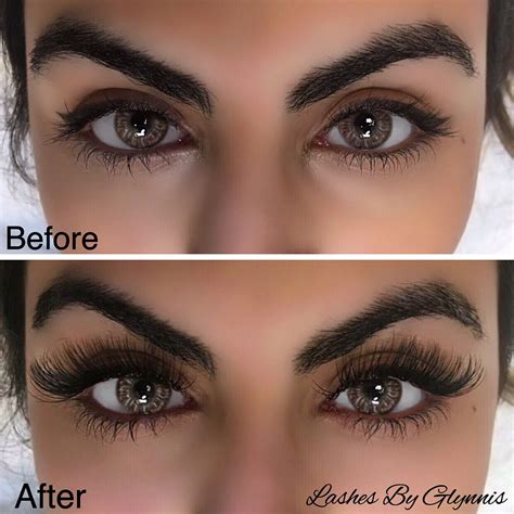 This Lash Extension Before and after is Beautiful. #lashes | Lashes, Makeup eyelashes, Eyelash ...