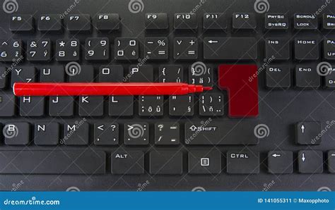 Keys Set And Computer Keyboard. Personal Data Safety Laptop. Security Concept Stock Image ...