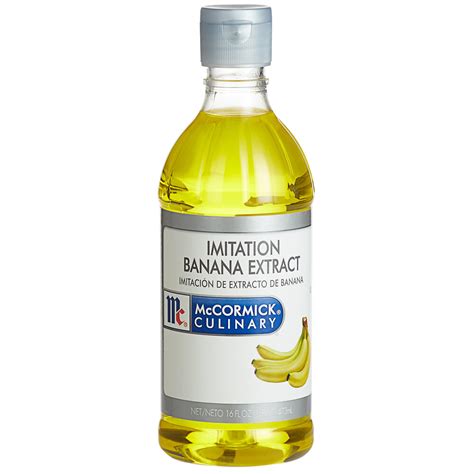 McCormick Imitation Banana Extract - 16 oz.