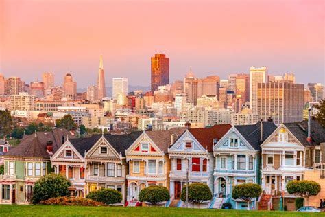 The Painted Ladies of San Francisco, California Stock Photo - Image of ...